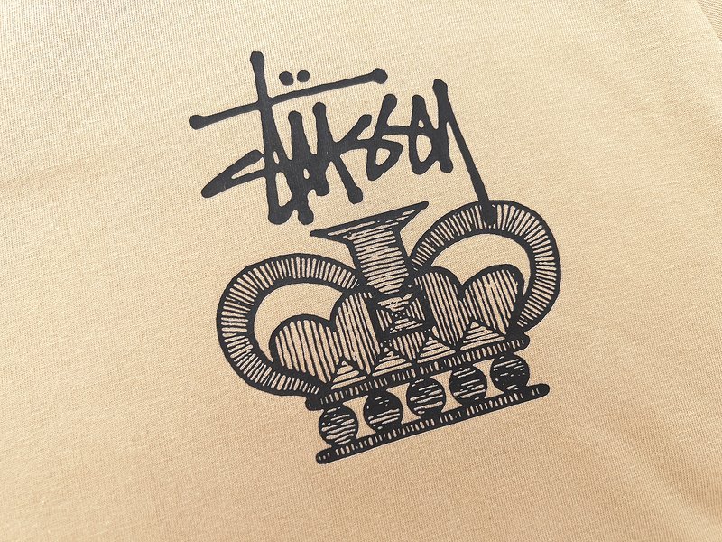 Футболка Stussy One World One Love "Beige" фото № 4