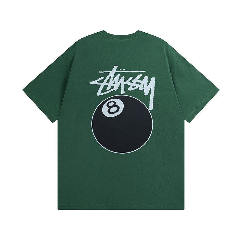 Футболка Stussy A Ball With A Number "Green" фото № 2