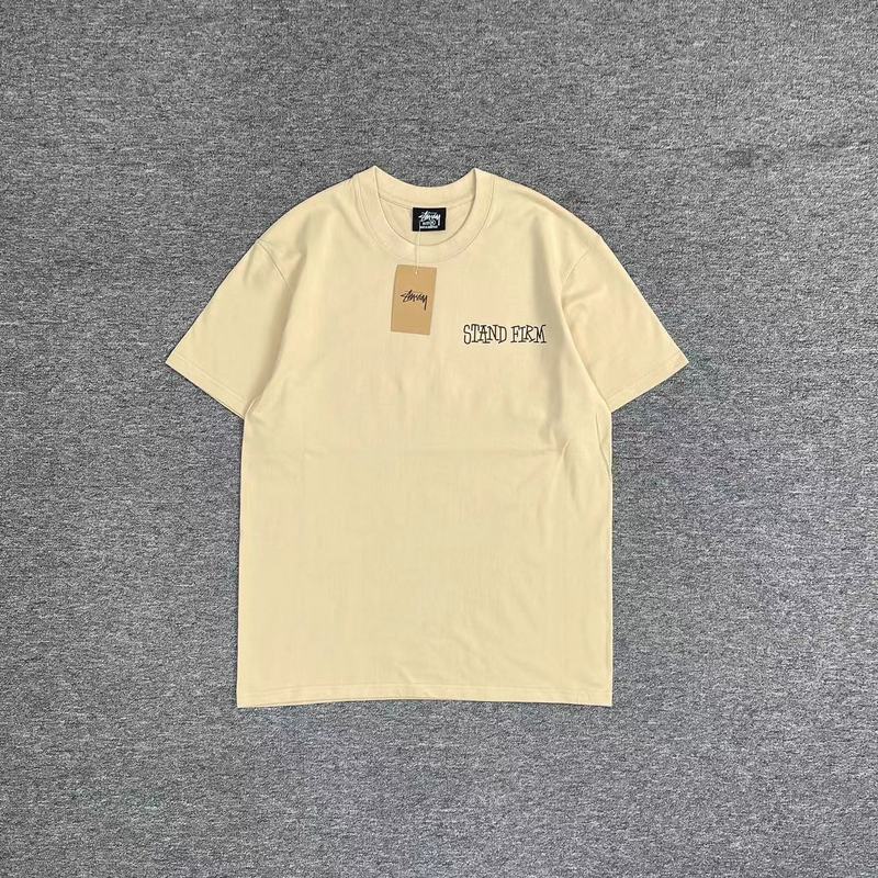 Футболка Stussy End Racism Now "Beige" фото № 2