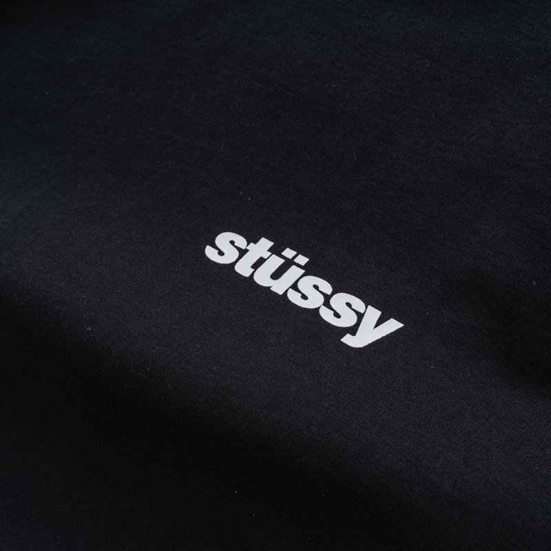 Футболка Stussy With An Ice Cream Print On The Back "Black" фото № 4