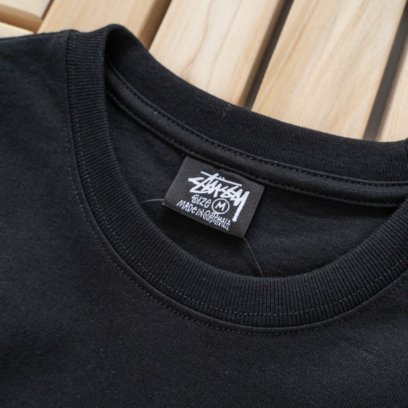 Футболка Stussy With An Ice Cream Print On The Back "Black" фото № 5