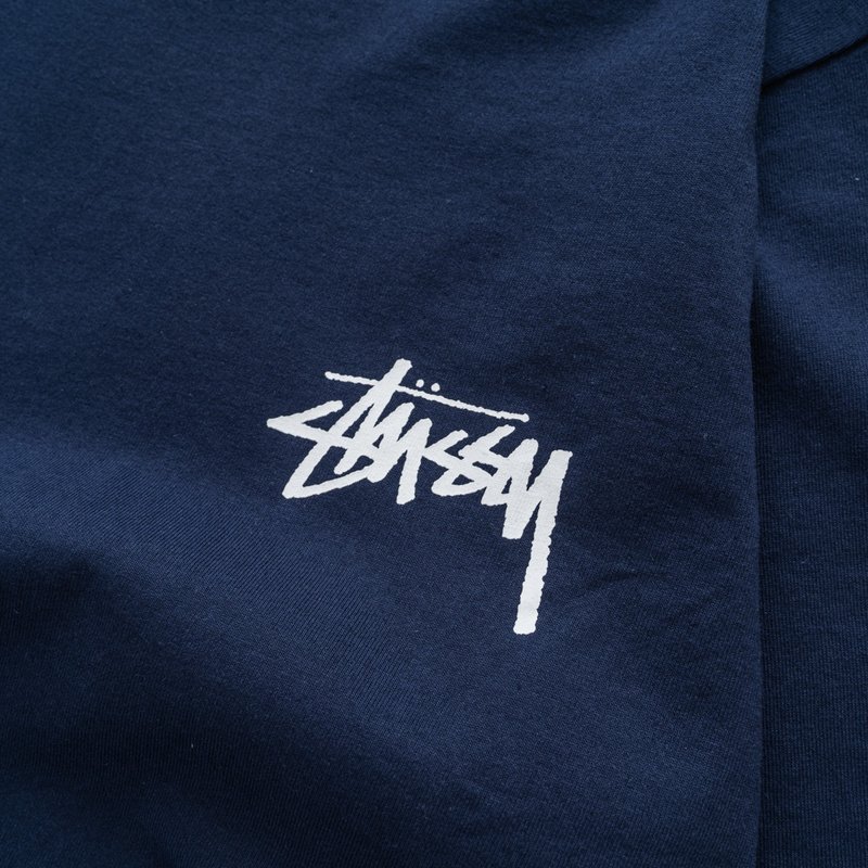 Футболка Stussy Soft Cubes - Print "Blue" фото № 4