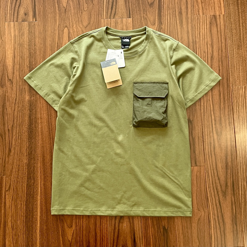 Футболка The North Face Logo Pocket "Green" фото № 2