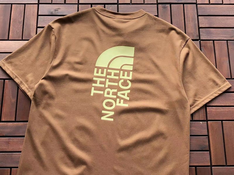 Футболка The North Face Vertical Back Logo "Brown" фото № 2