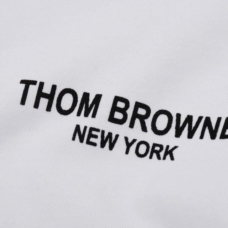 Футболка Thom Browne Dog Walking "White" фото № 4