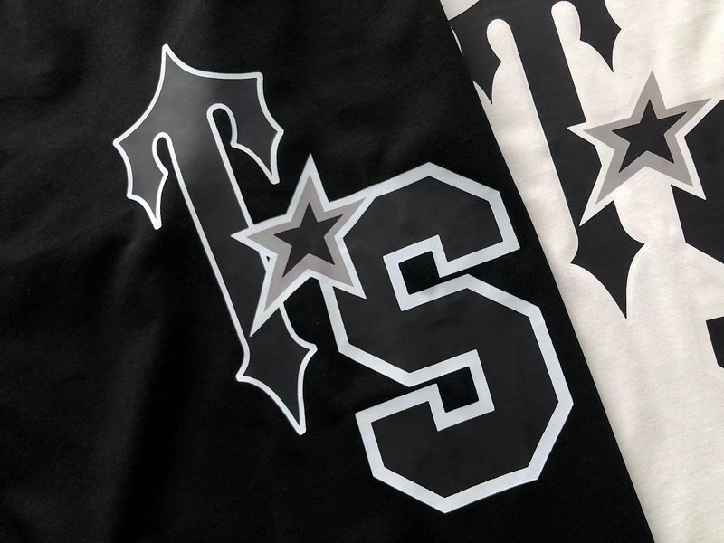 Футболка Trapstar Two Letters Connected By Star "Black" фото № 5