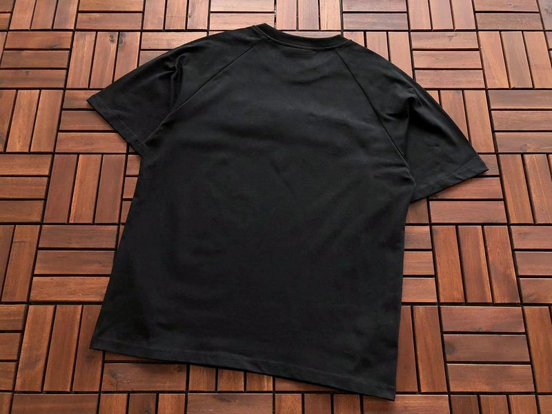 Футболка Trapstar Three Color Embroidered Logo Front "Black" фото № 2