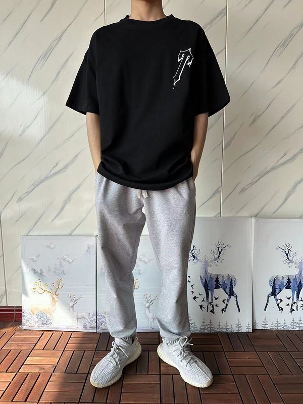 Футболка Trapstar Inscription From Rounded Letters With Star "Black" фото № 8