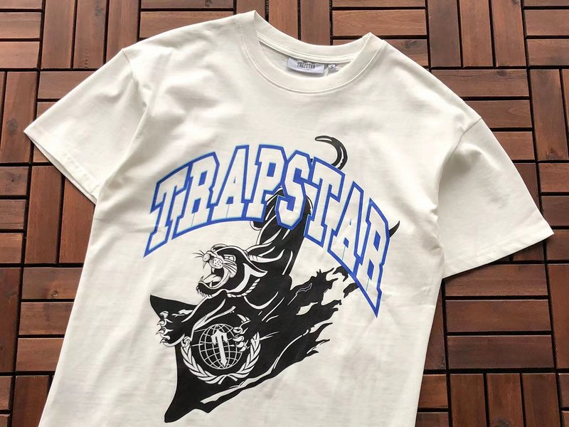 Футболка Trapstar Lettering And Animal "White" фото № 2