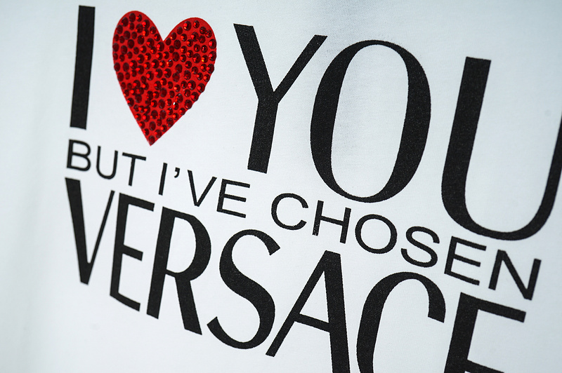 Футболка Versace I Love You "White" фото № 3