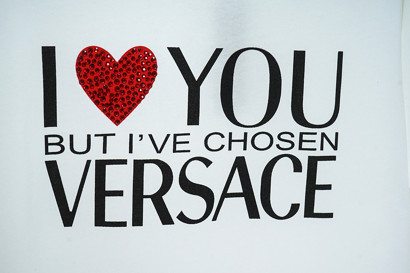 Футболка Versace I Love You "White" фото № 7