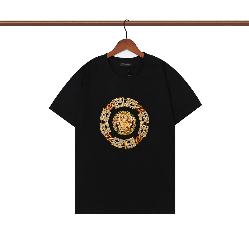 Футболка Versace Medusa Gold "Black" фото № 2