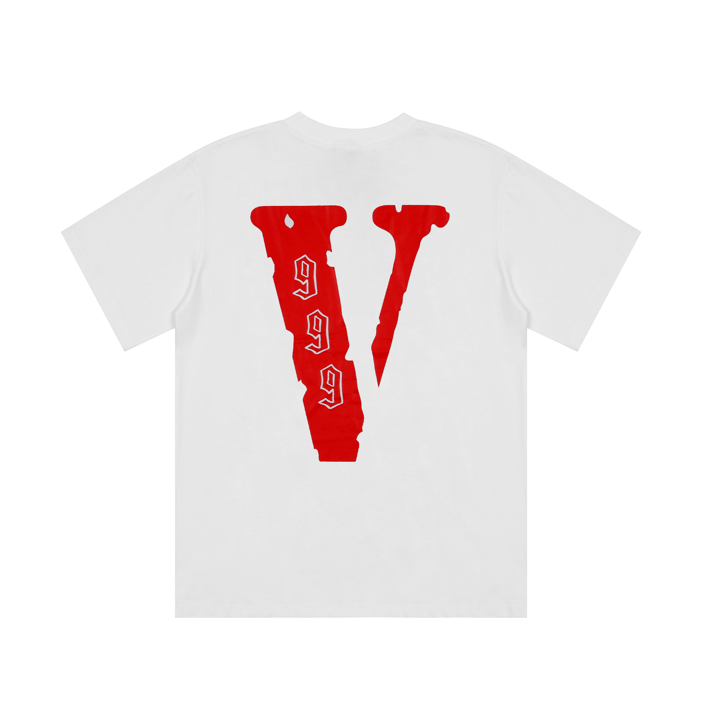 Футболка Vlone Smile V999 Two-Faces "White" фото № 2
