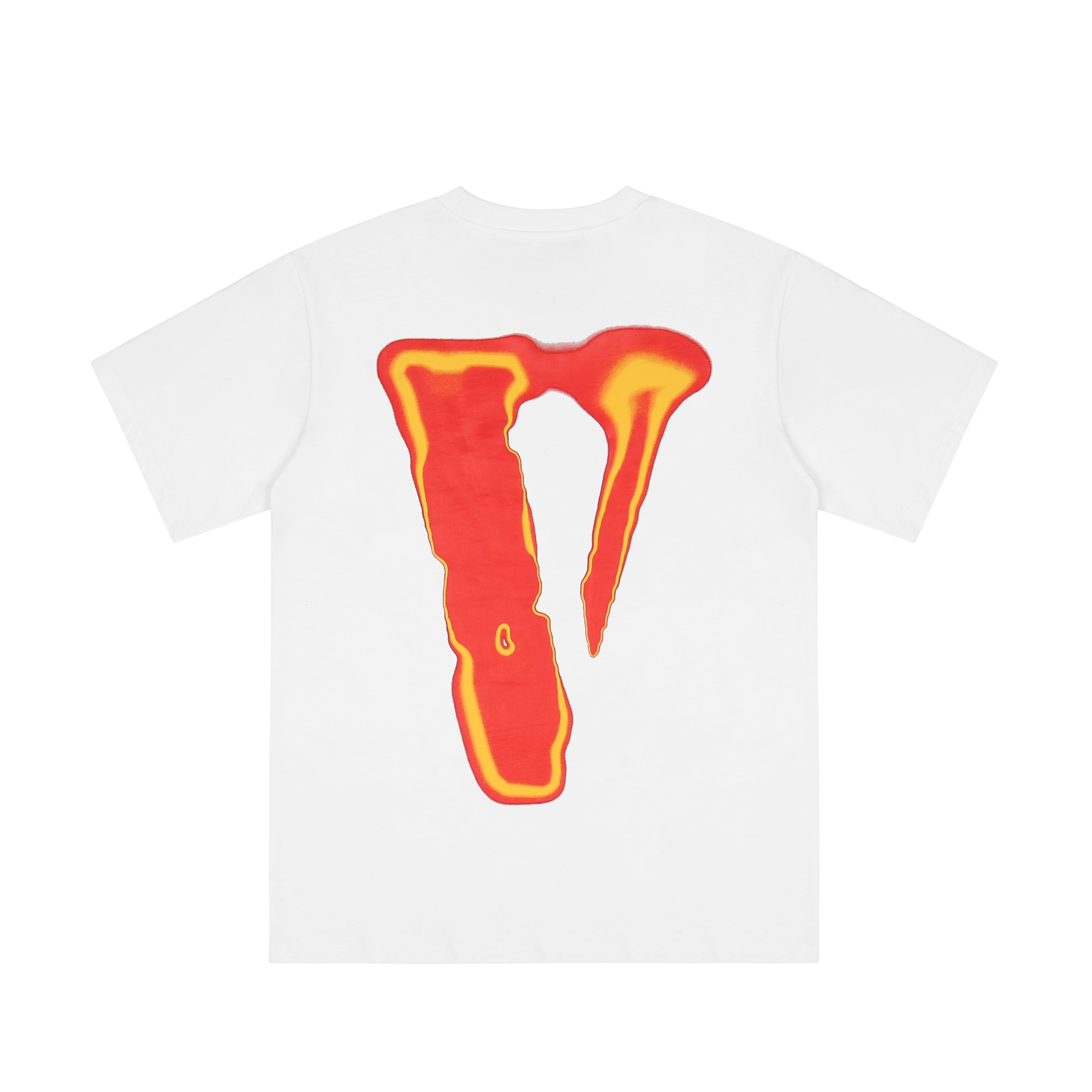 Футболка Vlone Devil on Fire "White" фото № 2
