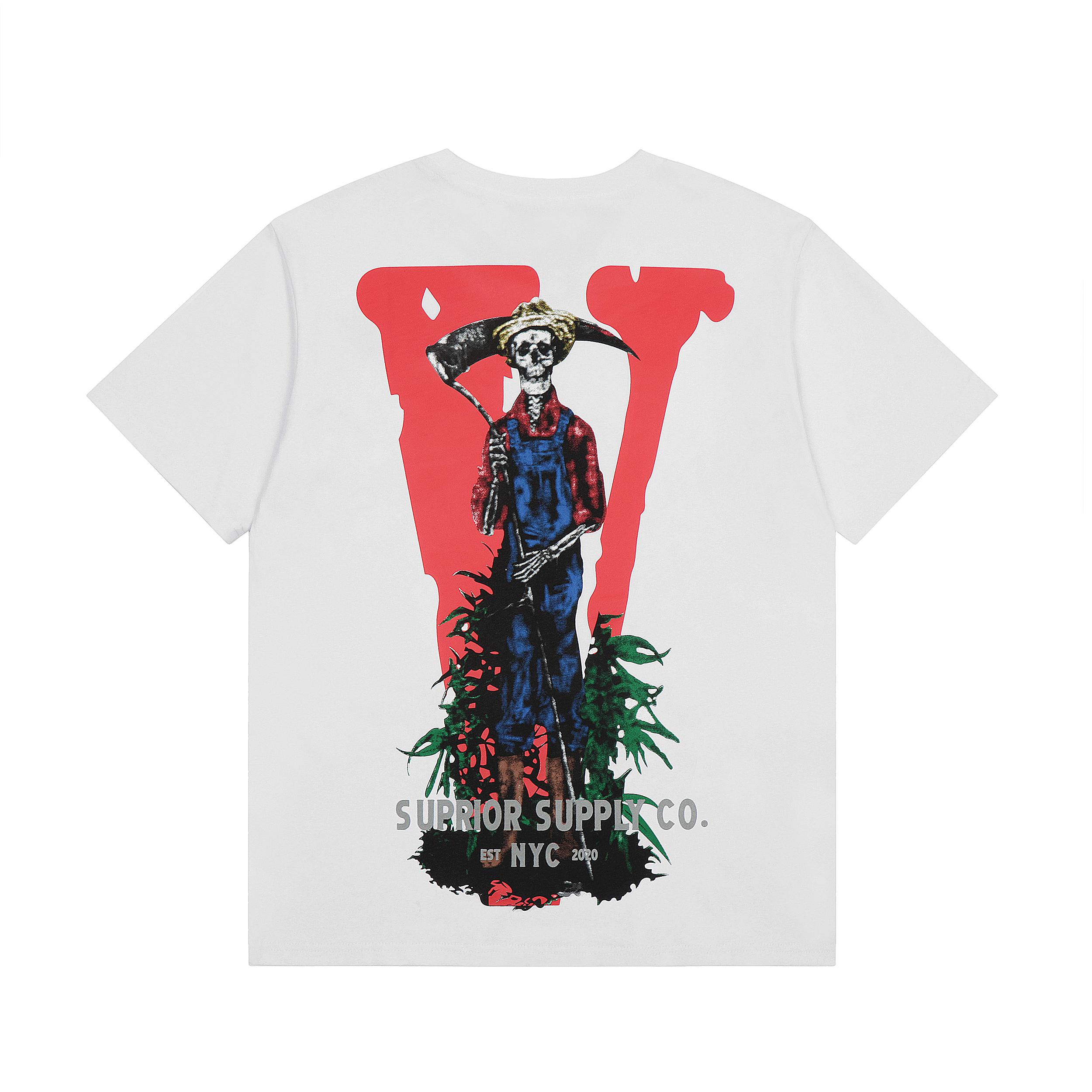 Футболка Vlone Farms Suprior Supply "White" фото № 2