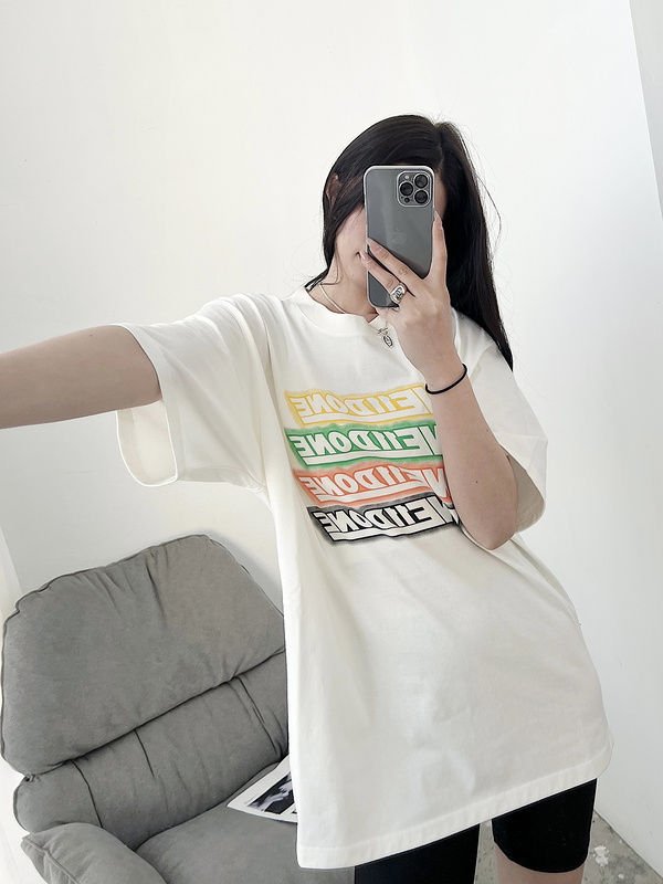 Футболка We11done Short Sleeve Logo Four Inscriptions "White" фото № 5