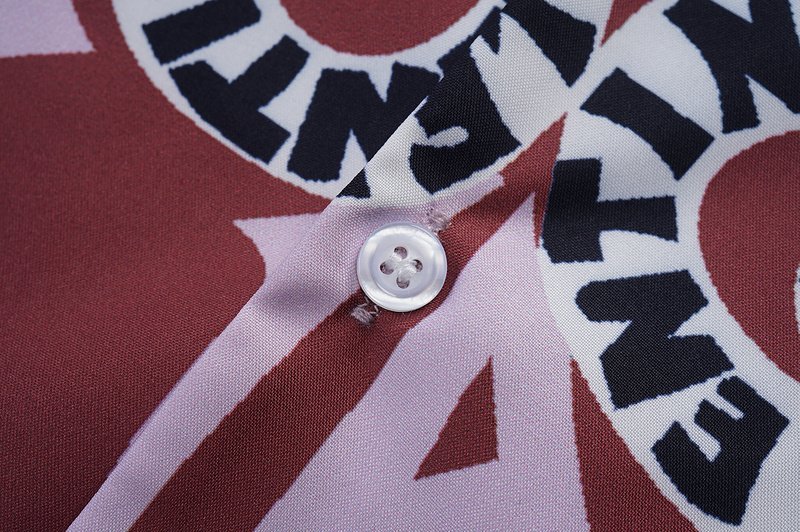 Рубашка Valentino Rounded Logo Lettering "Red" фото № 3