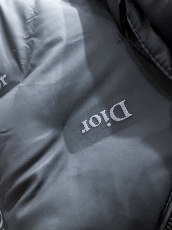 Пуховик Christian Dior Logos "Black" фото № 6