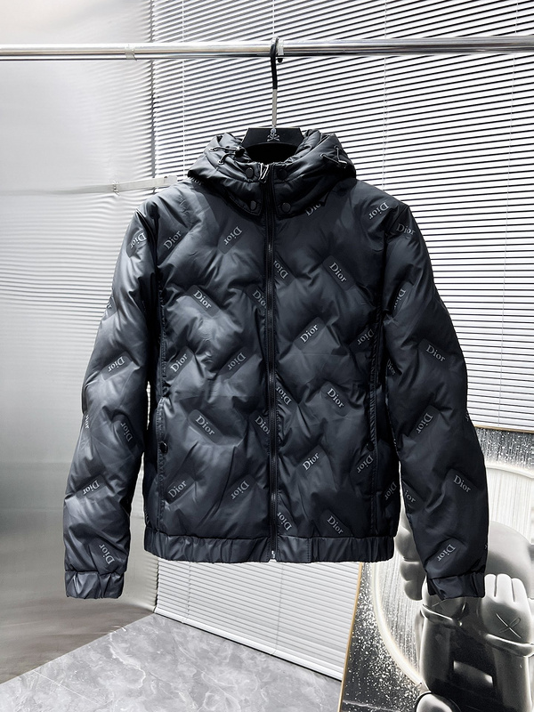 Пуховик Christian Dior Logos "Black" фото № 2