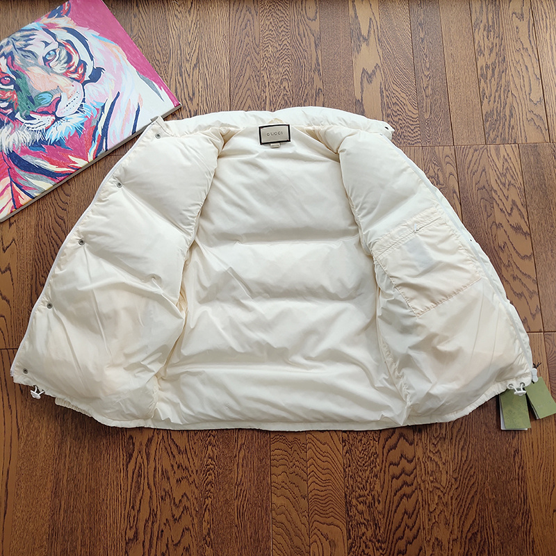 Пуховик Gucci Stripes "White" фото № 4