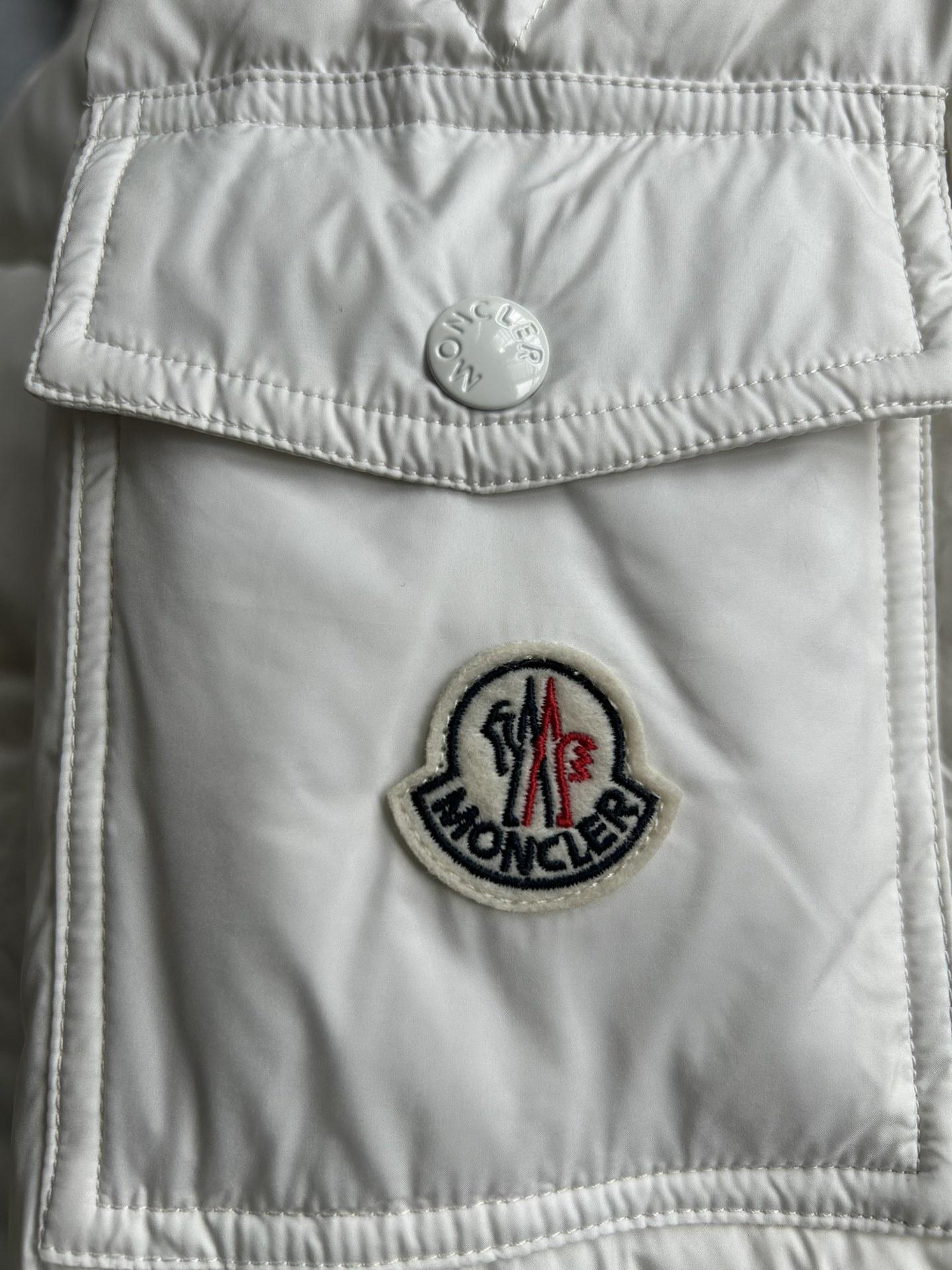 Пуховик Moncler Puffer Jacket "White" фото № 7