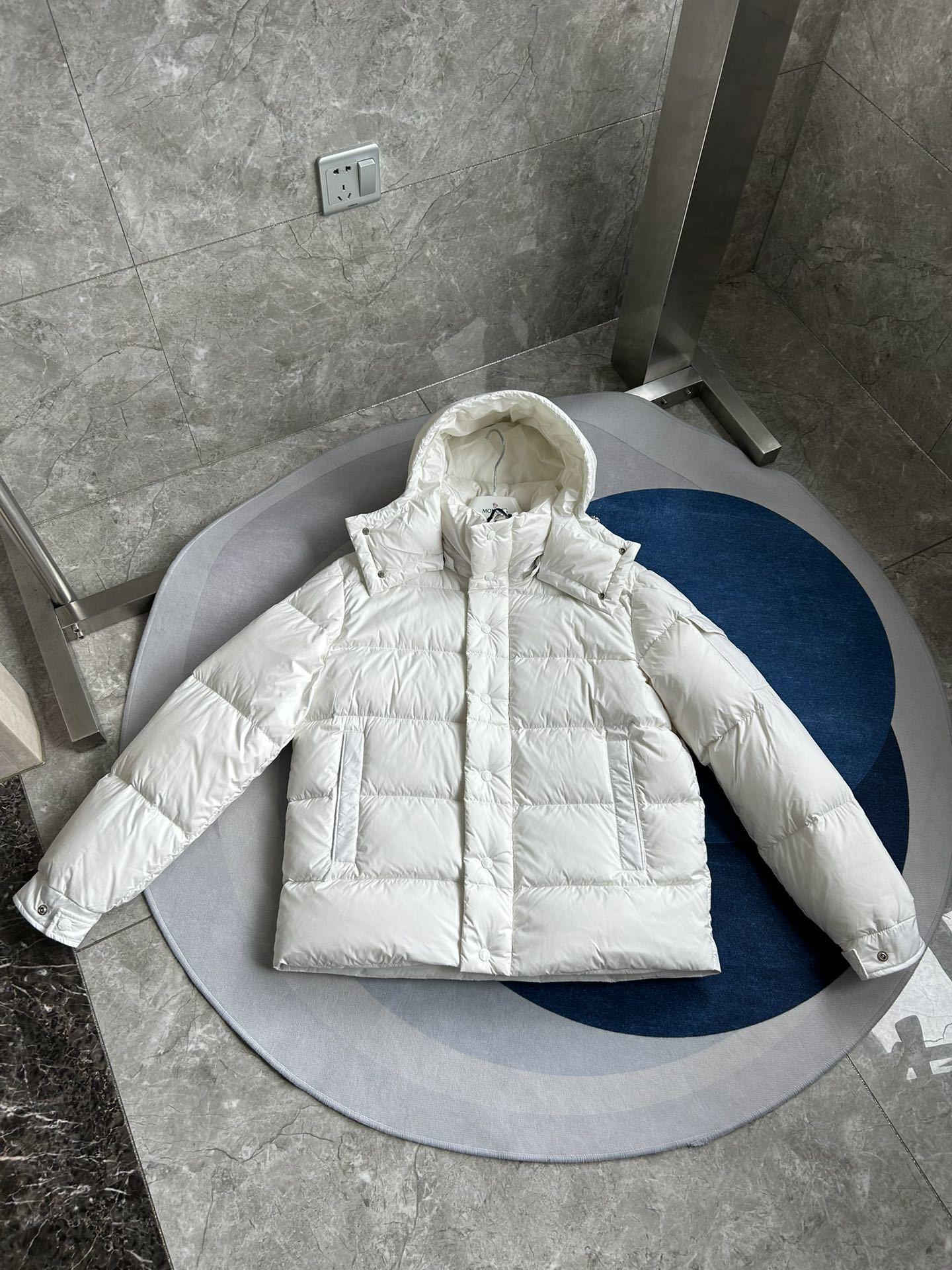 Пуховик Moncler Puffer Jacket "White" фото № 3