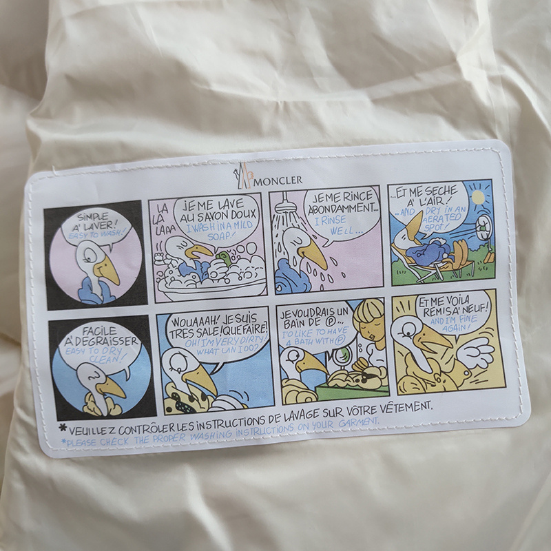 Пуховик Moncler Warm "White" фото № 4