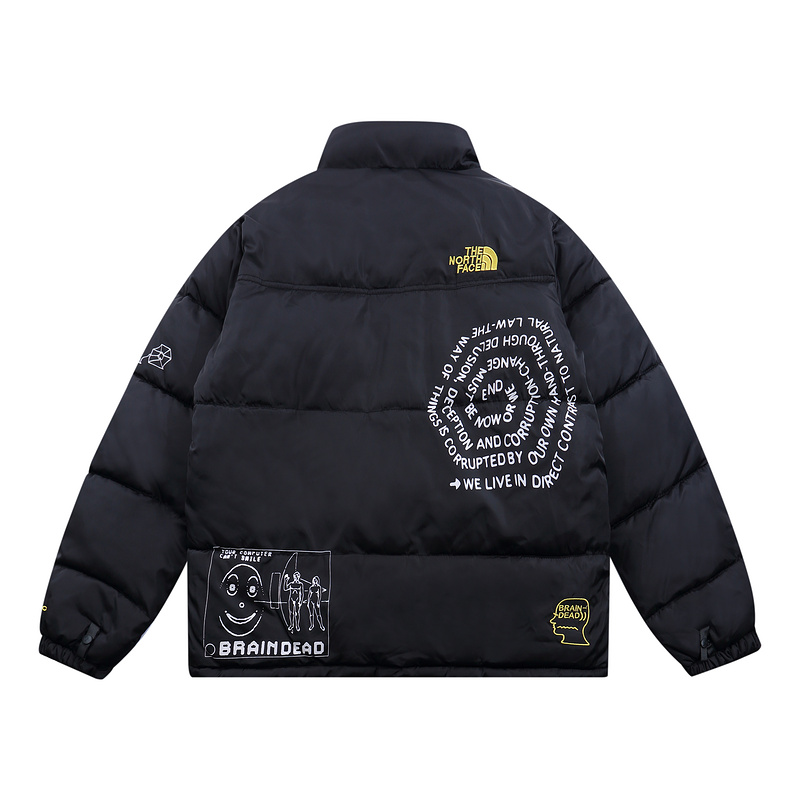 Пуховик The North Face Spiral Text "Black" фото № 7