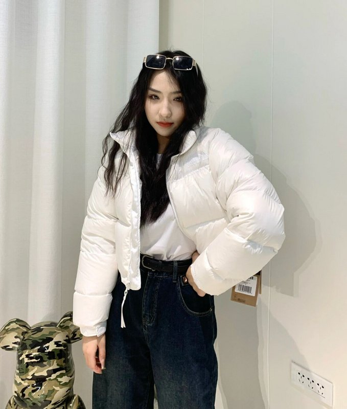 Пуховик North Face Front Zip Style "White" фото № 8