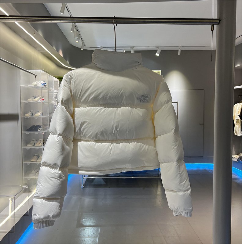 Пуховик North Face Front Zip Style "White" фото № 2