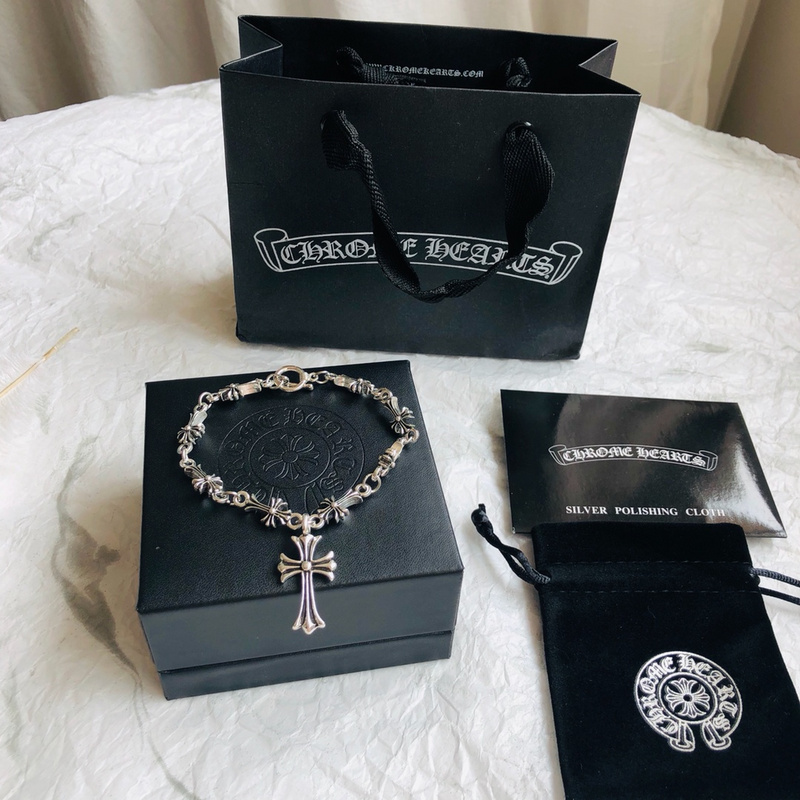 Браслет Chrome Hearts Cross and Rings "Gold" фото № 2