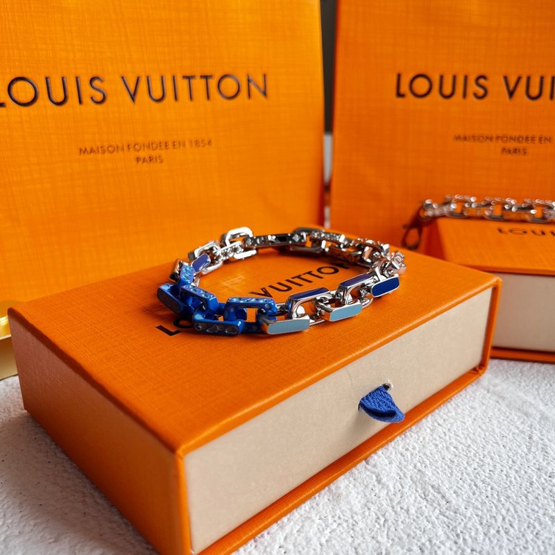 Браслет Louis Vuitton Sea "Silver/Blue" фото № 2