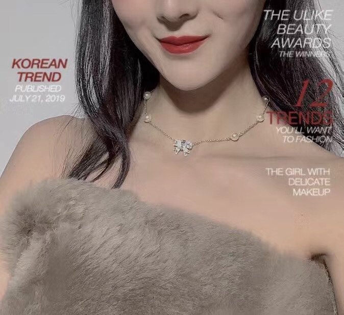 Ожерелье Miu Miu Chain With Pearl "Silver" фото № 4