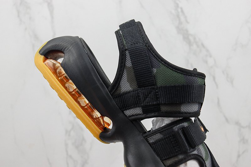 Nike Air Max Sol Sandal "Black/Vivid Orange" фото № 4