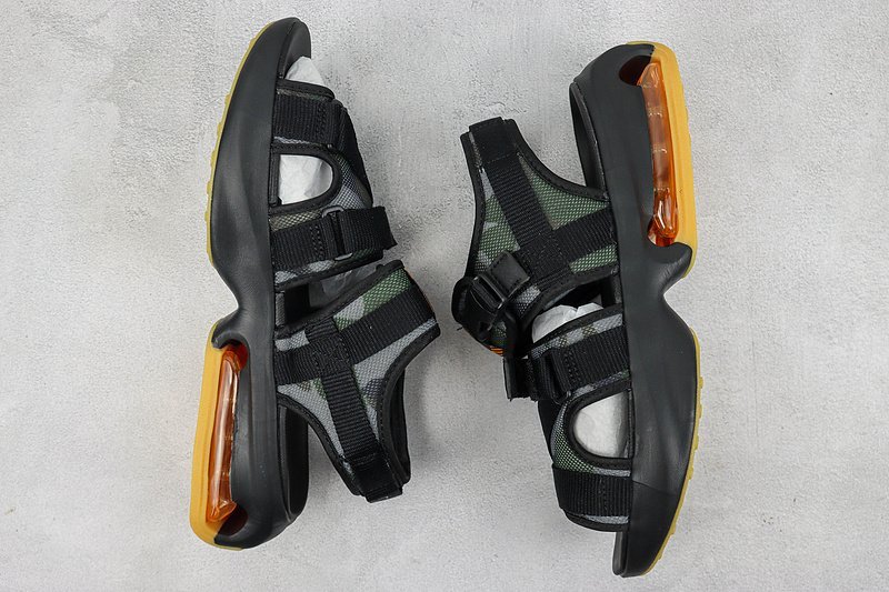 Nike Air Max Sol Sandal "Black/Vivid Orange" фото № 7
