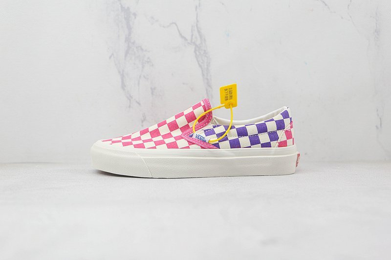 Vans Authentic "Pink/Purple/Marshmallow Checkerboard" фото № 2