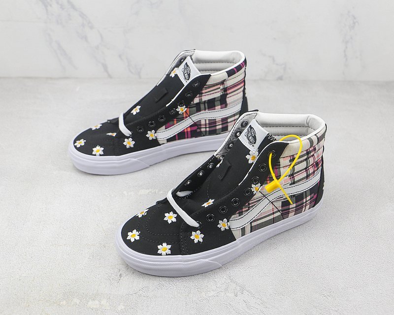 Vans SK8-Hi "Floral Check Patchwork" фото № 5