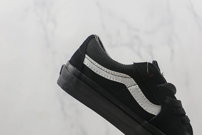 Vans SK8-Low "Black Platform/White" фото № 3