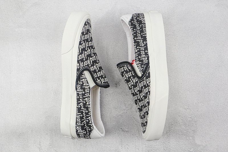 Fear Of God x Vans Slip-On "White/Black Logo" фото № 6