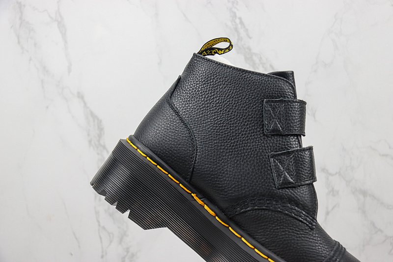 Dr. Martens Devon Flower "Black/Yellow" фото № 3