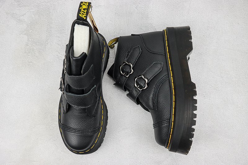 Dr. Martens Devon Flower "Black/Yellow" фото № 6