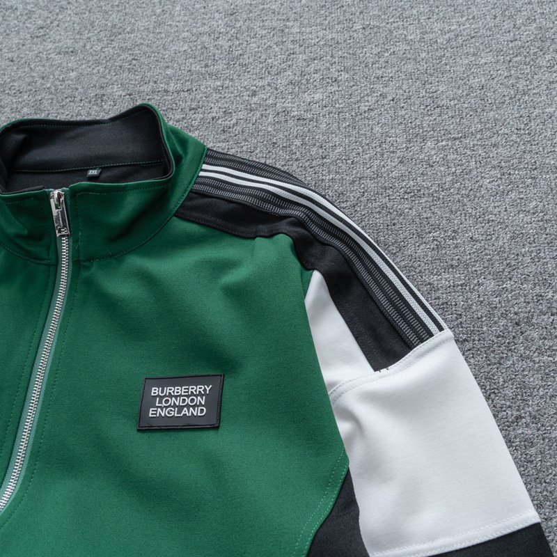 Худи Burberry On The Style ZIP "Green" фото № 3