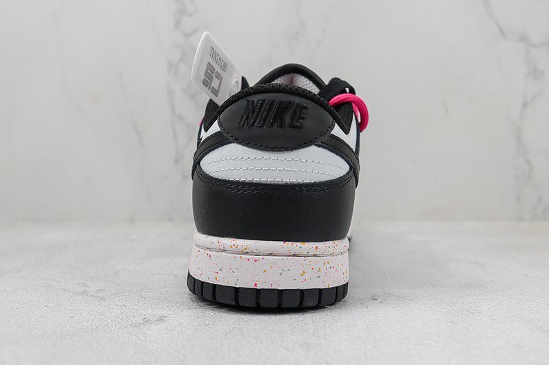 Nike Dunk Low Shooshes "White/Black/Grey/Pink" фото № 8