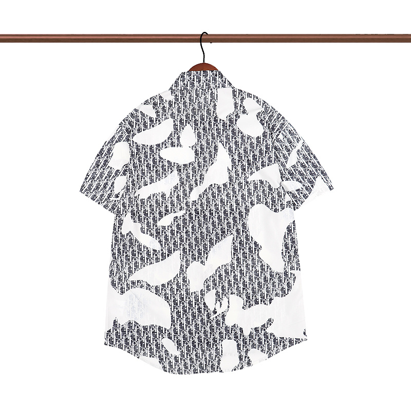 Рубашка Burberry Geometry and Abstract Pattern "White" фото № 2