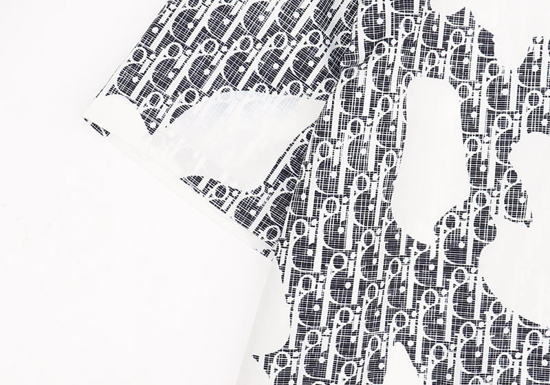 Рубашка Burberry Geometry and Abstract Pattern "White" фото № 4