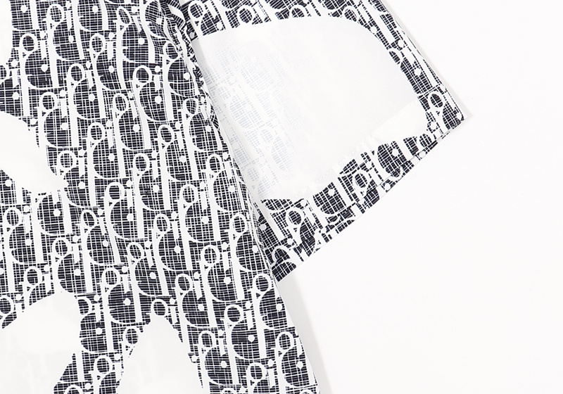 Рубашка Burberry Geometry and Abstract Pattern "White" фото № 5