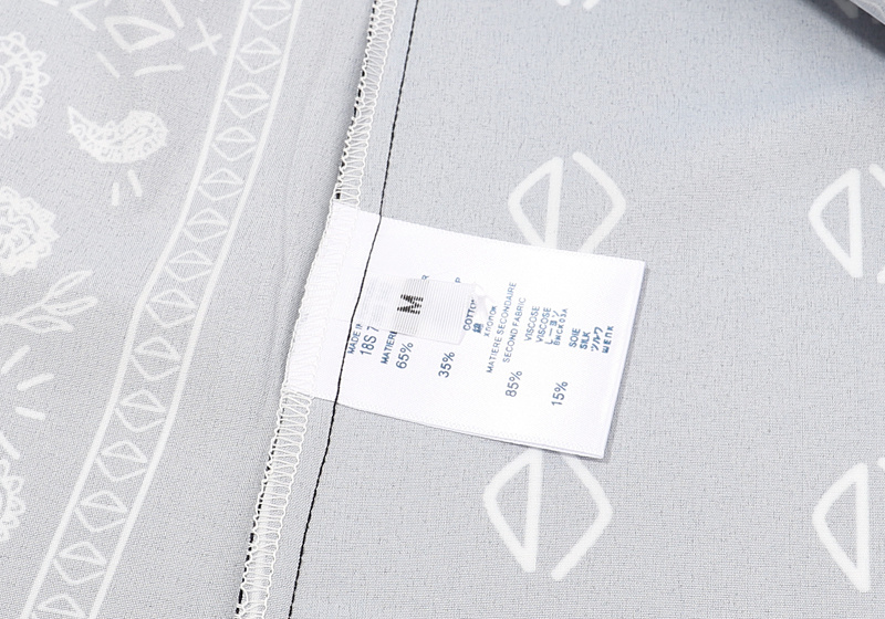 Рубашка Burberry Short Sleeve Paisley "Black" фото № 7