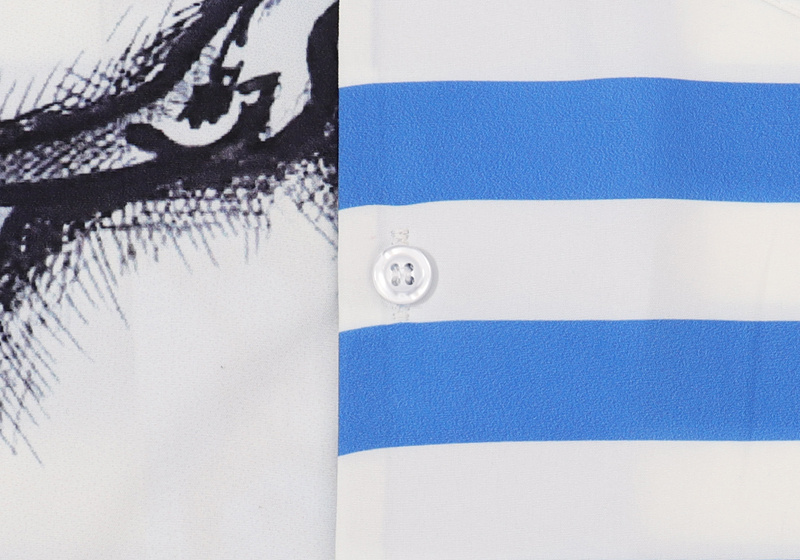 Рубашка Prada Monkey And Sea "White" фото № 8