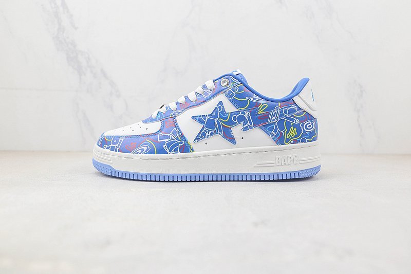 Medicom Toy Bearbrick x A Bathing Ape Bape Sta "Camo Blue" фото № 2