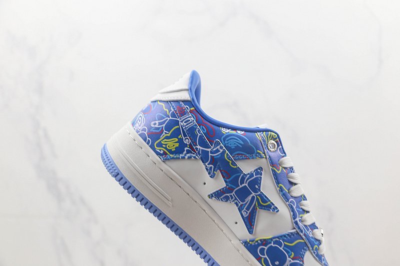 Medicom Toy Bearbrick x A Bathing Ape Bape Sta "Camo Blue" фото № 4